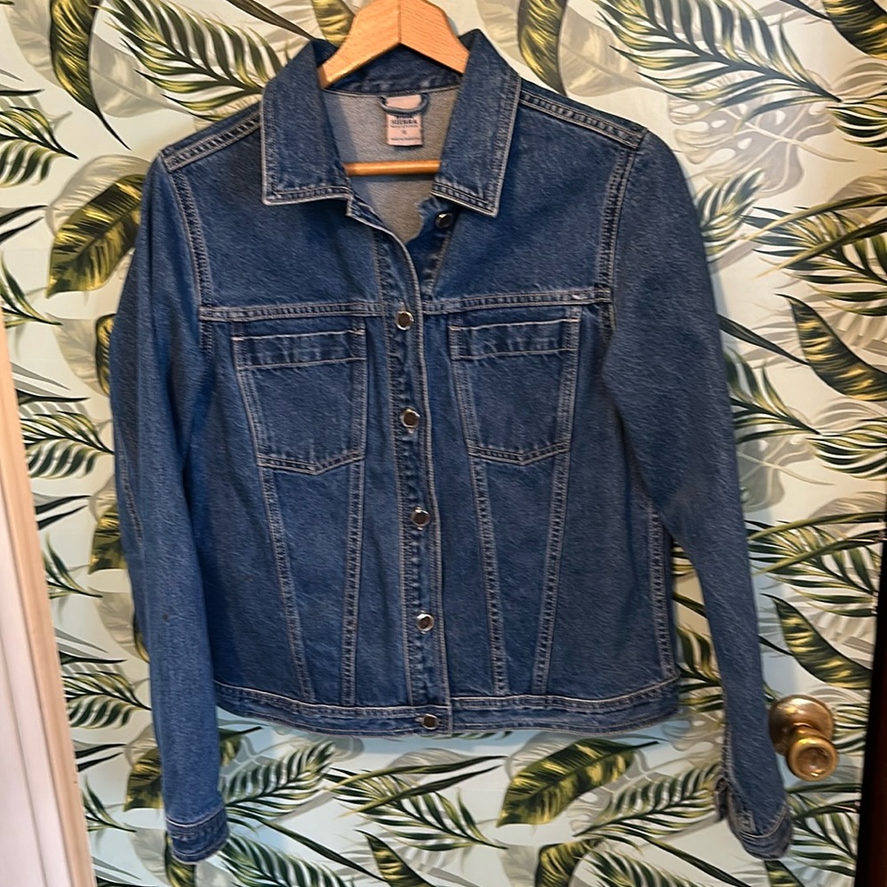 G4- denim blue jean jacket high sierra small sm s